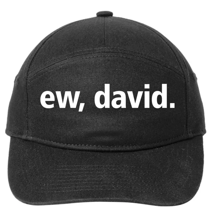 Ew David Simple Logo 7-Panel Snapback Hat