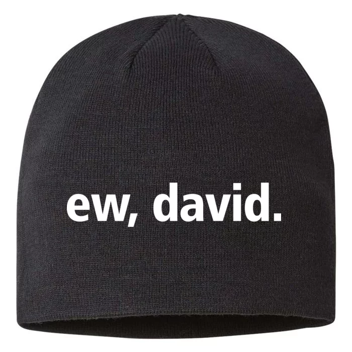 Ew David Simple Logo 8 1/2in Sustainable Knit Beanie