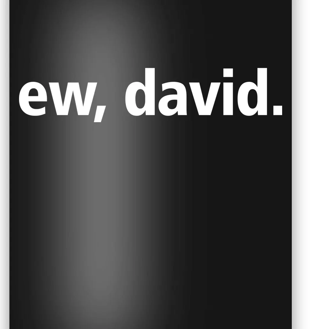 Ew David Simple Logo Poster