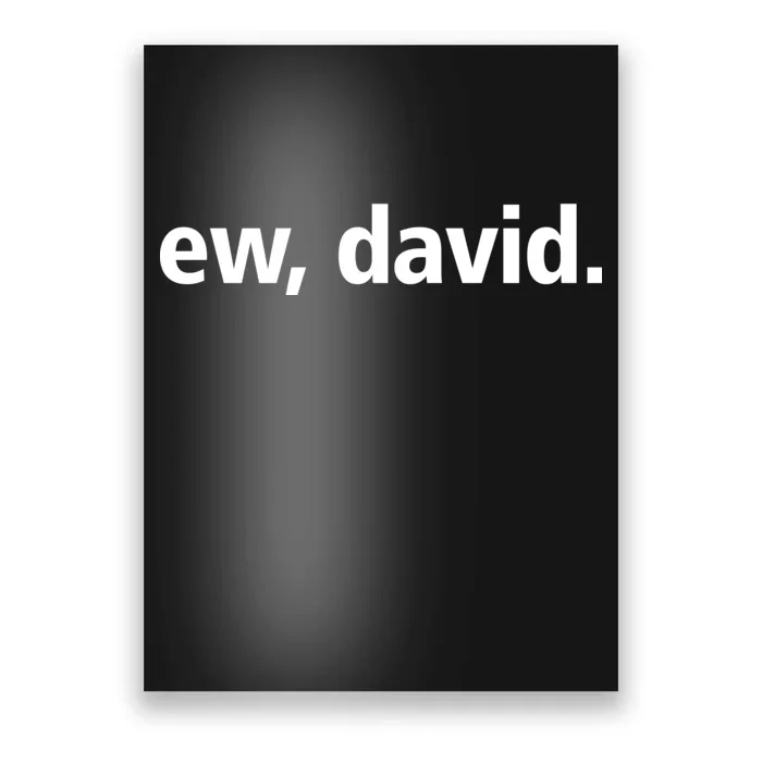 Ew David Simple Logo Poster