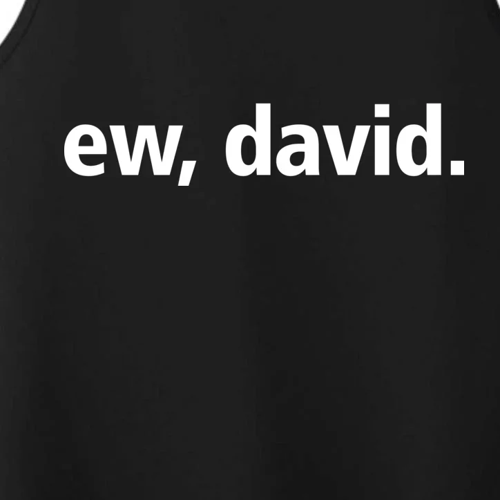 Ew David Simple Logo Performance Tank