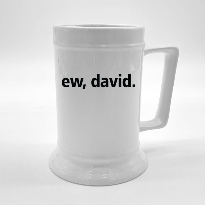 Ew David Simple Logo Front & Back Beer Stein