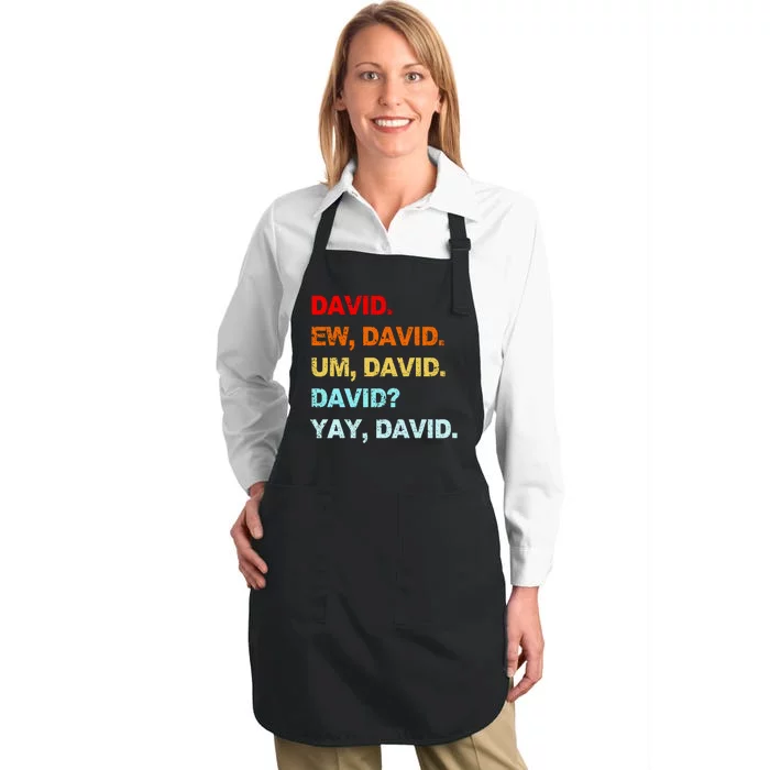 Ew David Yay David Full-Length Apron With Pocket