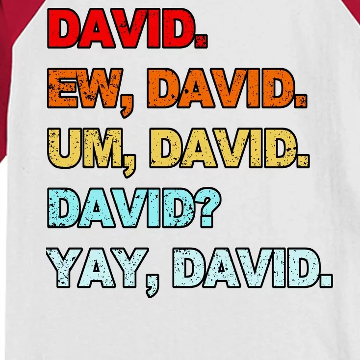 Ew David Yay David Kids Colorblock Raglan Jersey