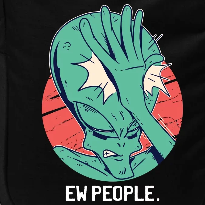 Ew People Alien Facepalm Impact Tech Backpack