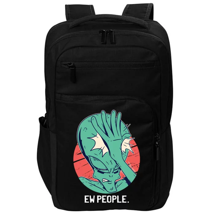 Ew People Alien Facepalm Impact Tech Backpack