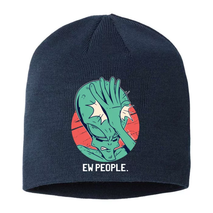 Ew People Alien Facepalm 8 1/2in Sustainable Knit Beanie