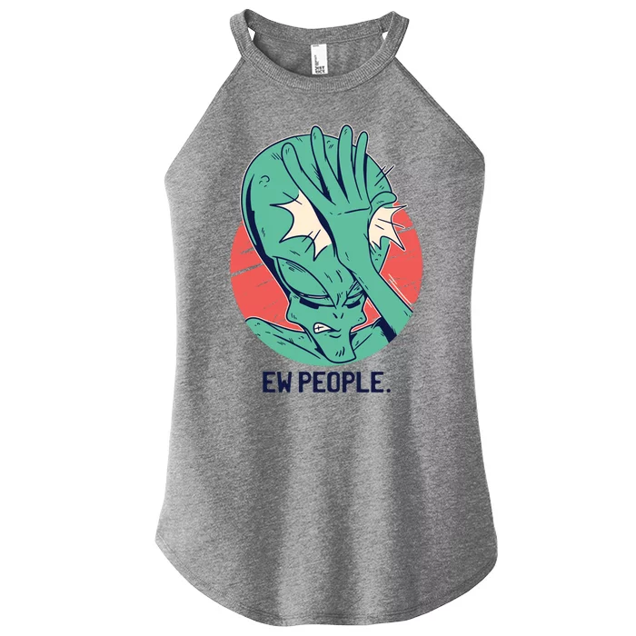 Ew People Alien Facepalm Women’s Perfect Tri Rocker Tank