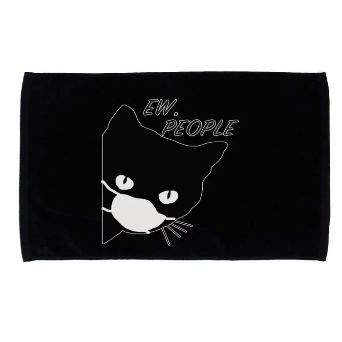 Ew People Quarantine Cat Microfiber Hand Towel