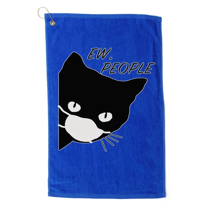 Ew People Quarantine Cat Platinum Collection Golf Towel