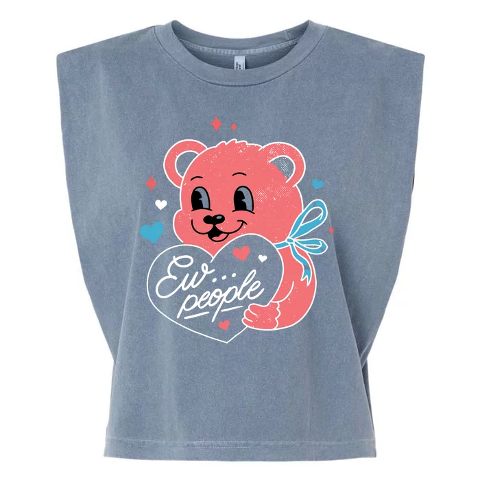 Ew People Teddy Bear Garment-Dyed Women's Muscle Tee