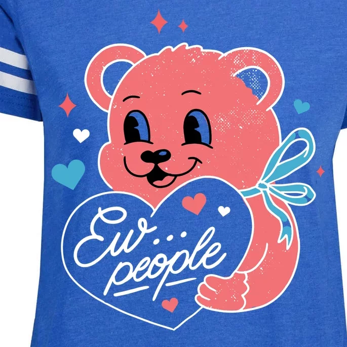 Ew People Teddy Bear Enza Ladies Jersey Football T-Shirt