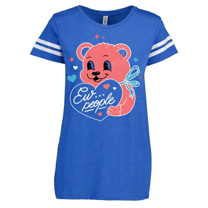 Ew People Teddy Bear Enza Ladies Jersey Football T-Shirt