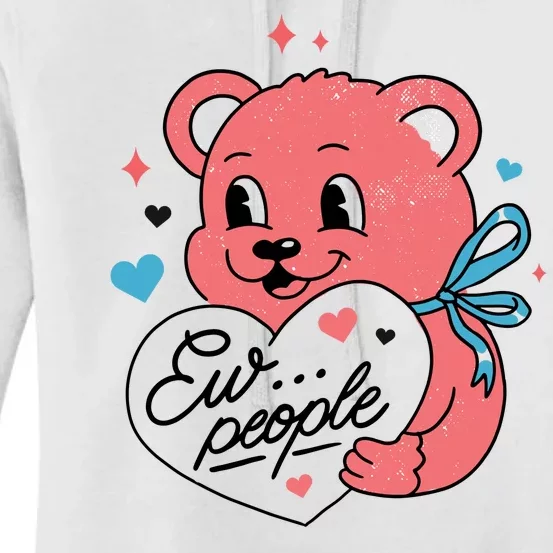 Ew People Teddy Bear Women's Pullover Hoodie