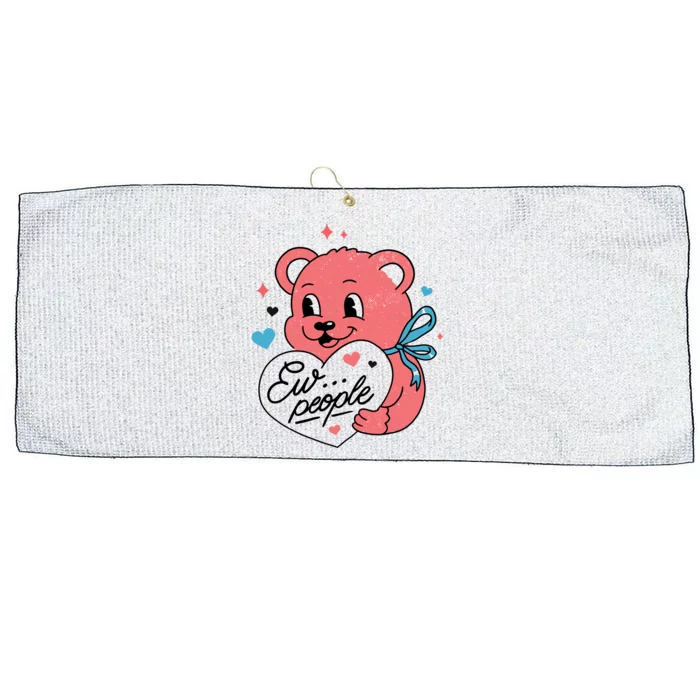 Ew People Teddy Bear Large Microfiber Waffle Golf Towel