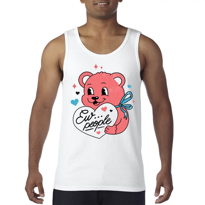 Ew People Teddy Bear Tank Top