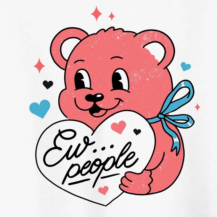 Ew People Teddy Bear Toddler T-Shirt