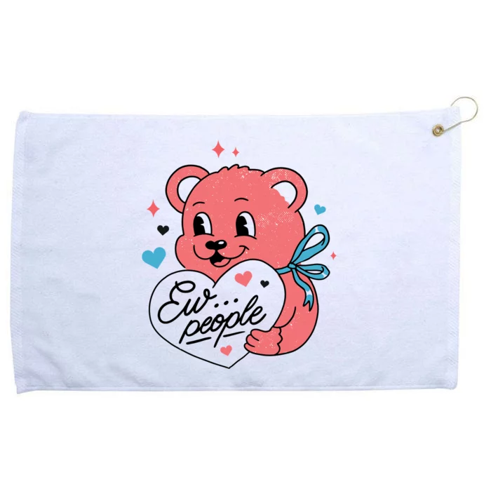 Ew People Teddy Bear Grommeted Golf Towel