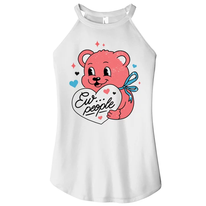 Ew People Teddy Bear Women’s Perfect Tri Rocker Tank