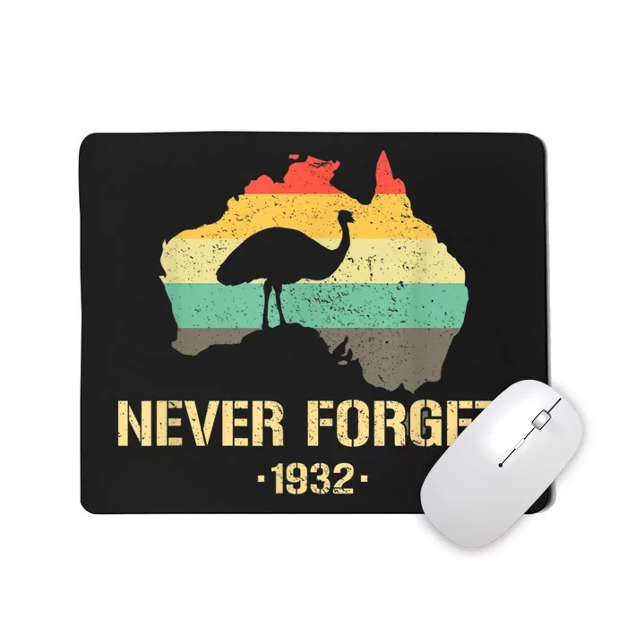 Emu War 1932 Funny Australia History Mousepad