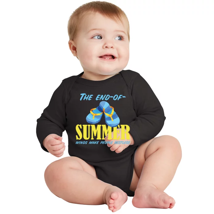 Endofsummer Winds: A Celebration Of Seasonal Change Baby Long Sleeve Bodysuit