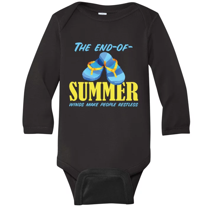 Endofsummer Winds: A Celebration Of Seasonal Change Baby Long Sleeve Bodysuit