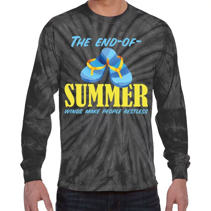 Endofsummer Winds: A Celebration Of Seasonal Change Tie-Dye Long Sleeve Shirt