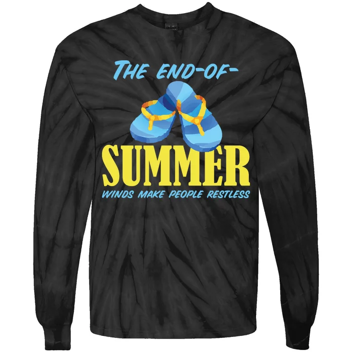 Endofsummer Winds: A Celebration Of Seasonal Change Tie-Dye Long Sleeve Shirt