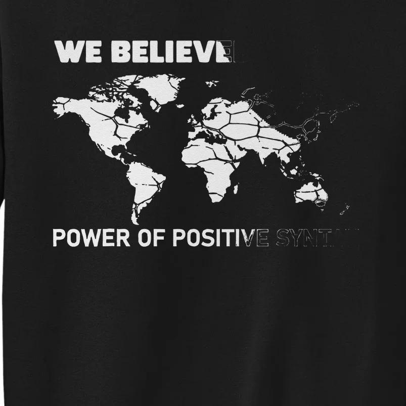 ESL We Believed The Power Of Positive Syntax Funny ESOL Tall Sweatshirt