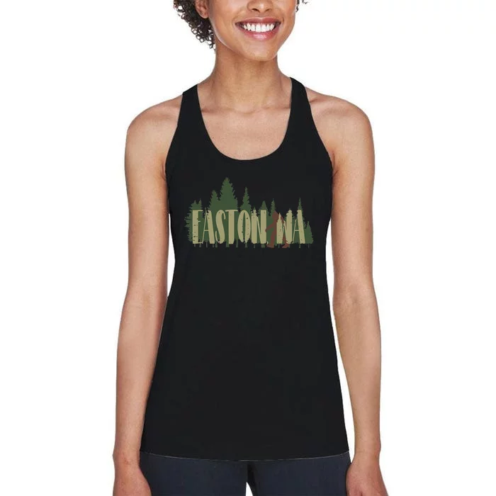 Easton WA Bigfoot Women's Racerback Tank