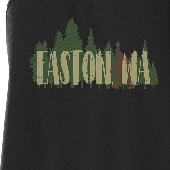 Easton WA Bigfoot Women's Racerback Tank