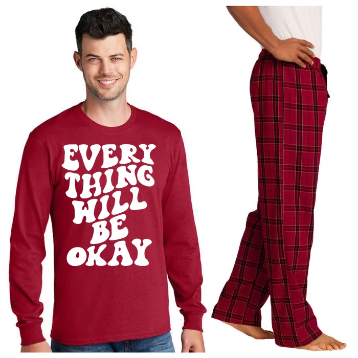 Everything Will Be Okay Long Sleeve Pajama Set