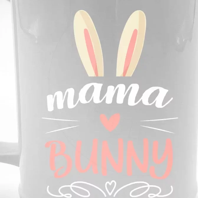 Easter Wife Bunny Mommy Easter Mom Mama Bunny Easter Mother Cute Gift Front & Back Beer Stein