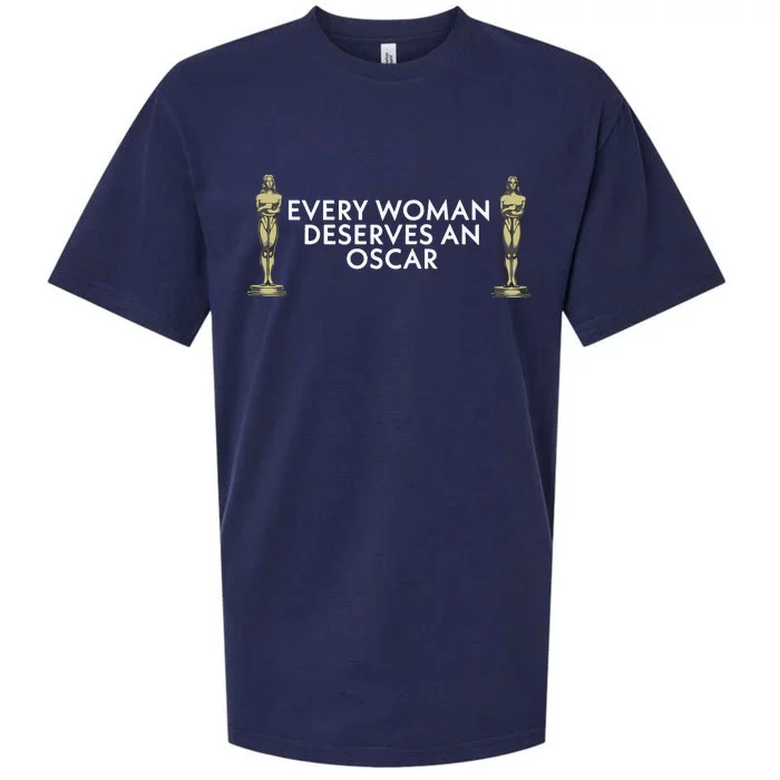 Every Woman Deserves An Oscar Sueded Cloud Jersey T-Shirt