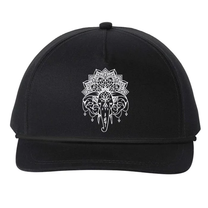 Elephant With Dala Yoga Gift Snapback Five-Panel Rope Hat