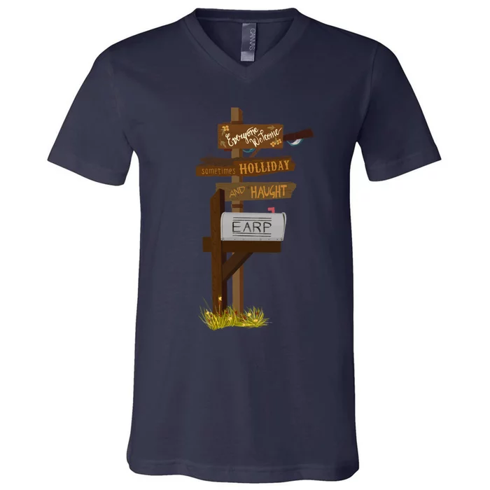 Everyone Welcome V-Neck T-Shirt