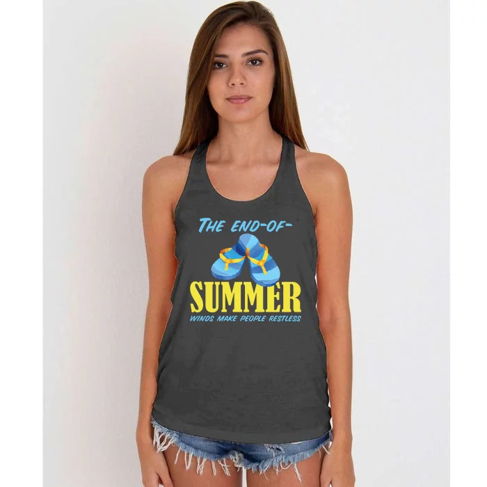 Endofsummer Winds Women's Knotted Racerback Tank