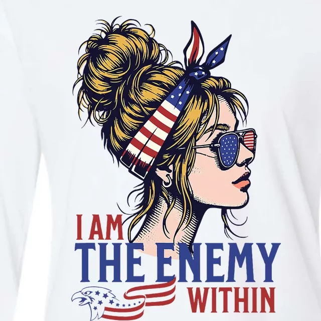 Enemy Within Womens Cotton Relaxed Long Sleeve T-Shirt