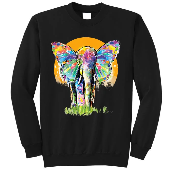 Elephant Women Elephant Lover Elephant Tall Sweatshirt