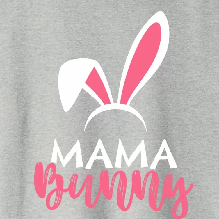 Easter Wife Easter Mom Mama Bunny Mommy Easter Mother Gift Women's Crop Top Tee