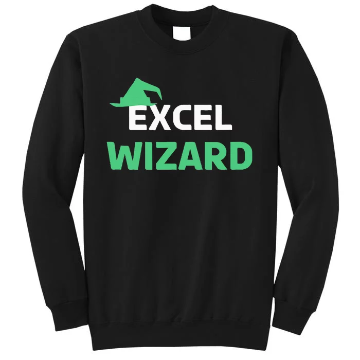 Excel Wizard Funny Spreadsheet Excel Humor Sweatshirt