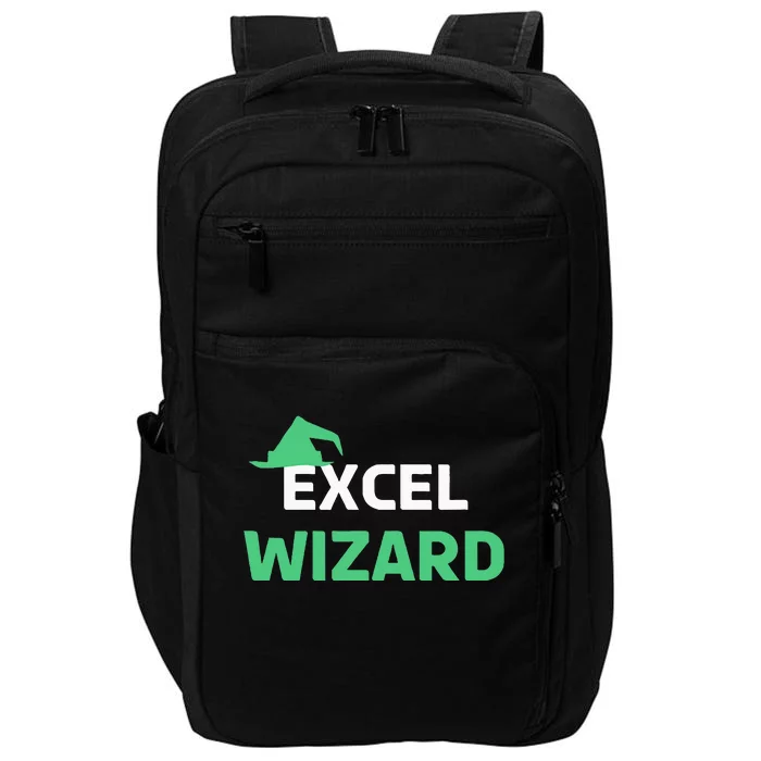 Excel Wizard Funny Spreadsheet Excel Humor Impact Tech Backpack