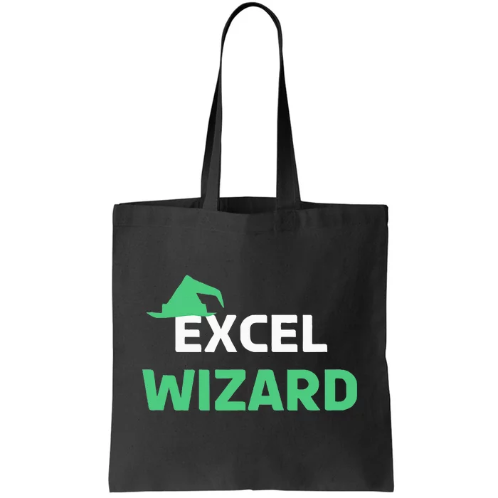 Excel Wizard Funny Spreadsheet Excel Humor Tote Bag