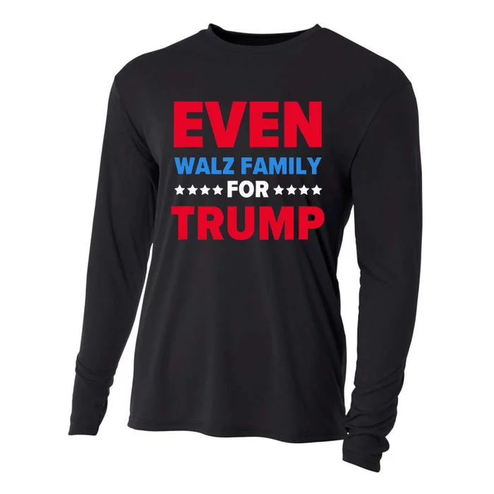 Even Walz Family For Trump Cooling Performance Long Sleeve Crew