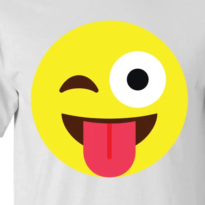 Emoticon Winking Face With Tongue Tall T-Shirt