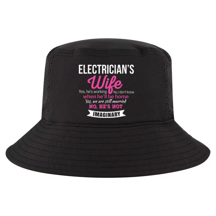 Electricians Wife Gift Funny Anniversary Cool Comfort Performance Bucket Hat