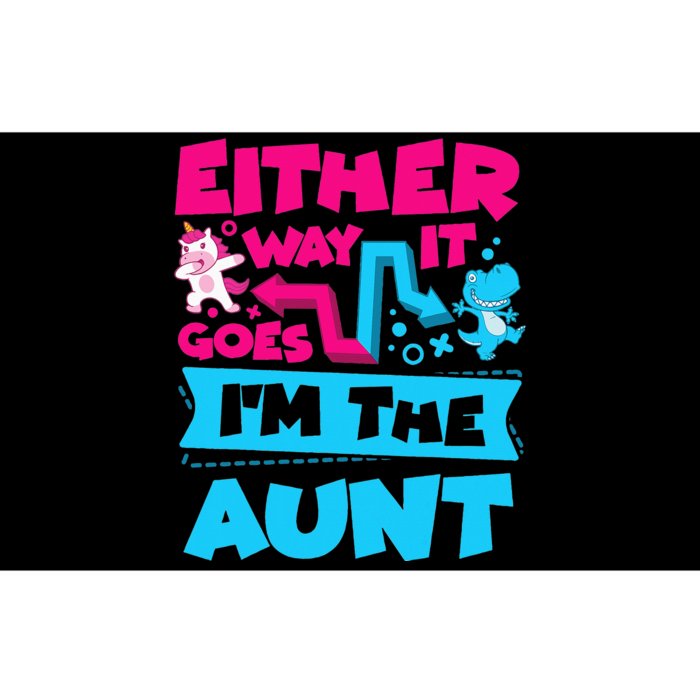 Either Way It Goes I'm The Aunt Gender Reveal Announcement Bumper Sticker