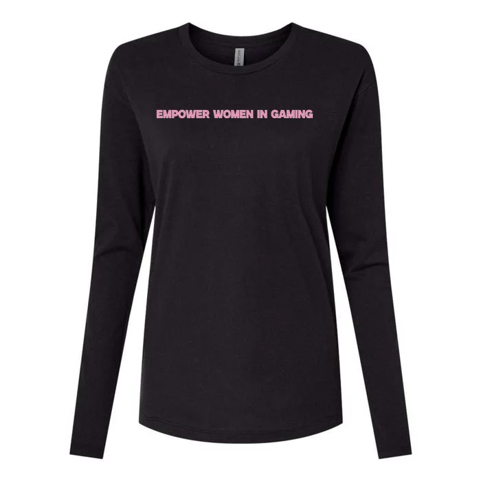 Empower Women In Gaming Womens Cotton Relaxed Long Sleeve T-Shirt