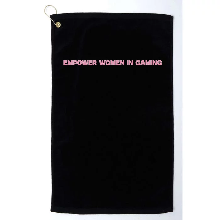 Empower Women In Gaming Platinum Collection Golf Towel