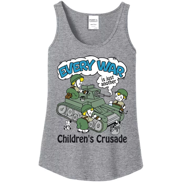 Every War Is Just Another ChildrenS Crusade Ladies Essential Tank